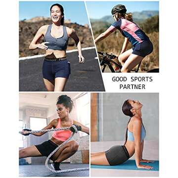 Roadbox 3" Womens Compression Shorts for Yoga Running