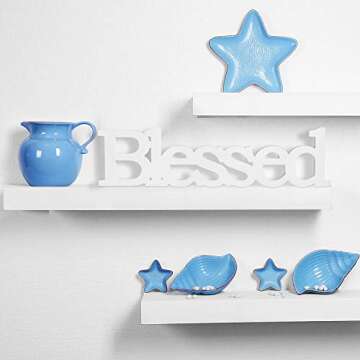 Blessed Letter Table Sign for Home Decor and Gifting