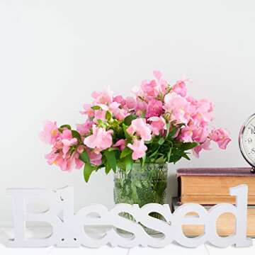 Blessed Letter Table Sign for Home Decor and Gifting