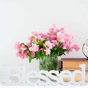 Blessed Letter Table Sign for Home Decor and Gifting