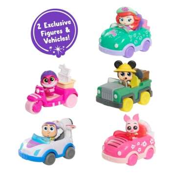 Disney Doorables Let’s Go Vehicles 2-Pack for Kids