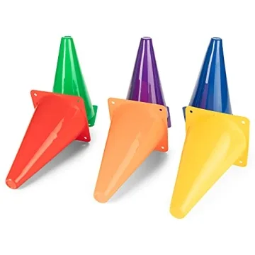 Champion Sports Field Marker Cone Set - Vibrant & Durable