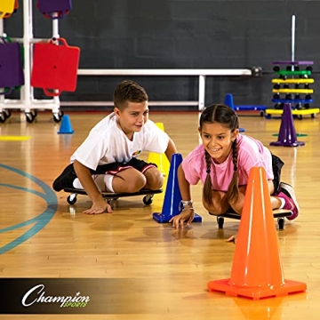 Champion Sports Field Marker Cone Set - Vibrant & Durable