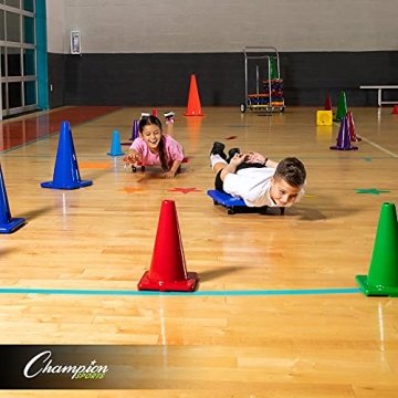 Champion Sports Field Marker Cone Set - Vibrant & Durable