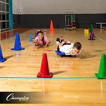 Champion Sports Field Marker Cone Set - Vibrant & Durable