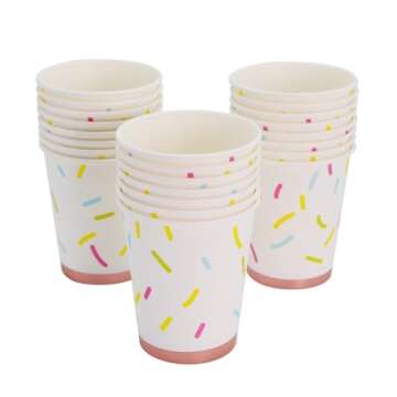 JOYOCEAN 175Pcs Donut Plates and Napkins Party Supplies Two Sweet Birthday Decorations, Donut Party Supplies for Wedding Baby Shower Parties, Donut Party Plates Serves 25