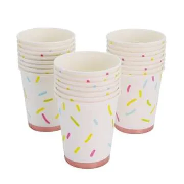 Donut Plates & Napkins Set 175Pcs for Parties