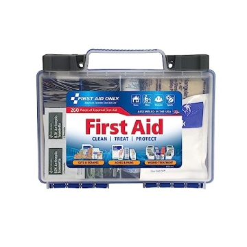 First Aid Only 91248 All-Purpose OSHA-Compliant Emergency Kit for 50 People
