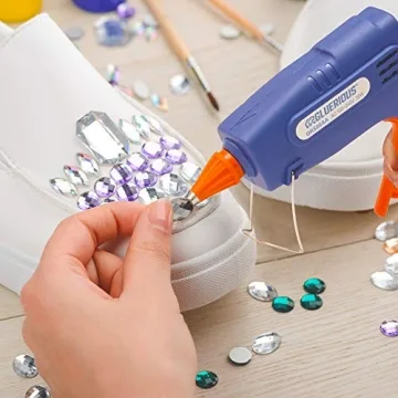 Gluerious Dual Temp Hot Glue Gun - Perfect for Crafts