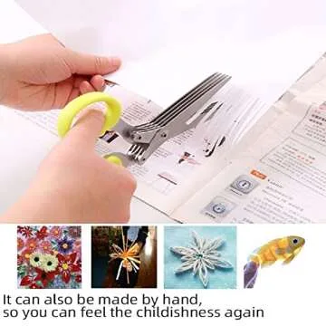 Multi-Layers Kitchen Herb Scissors for Effortless Cooking