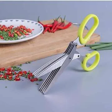 Multi-Layers Kitchen Herb Scissors for Effortless Cooking