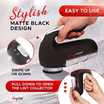 EasyLint Professional Fabric Shaver for Clothes & Furniture