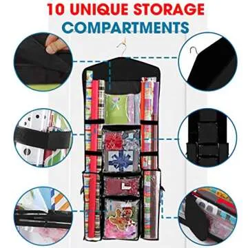 ProPik Double Sided Wrapping Paper Organizer - 40x17