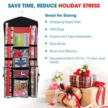 ProPik Double Sided Wrapping Paper Organizer - 40x17
