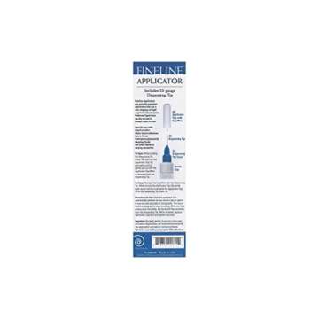 Fineline Applicators 1 oz Empty Fineline 20 Gauge Precision Applicators (3 Per Pack)