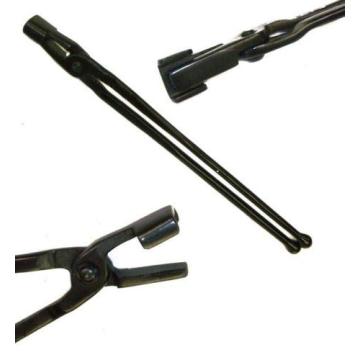 Nice1159 New Box Jaw blacksmithing forge tongs 1 x 3/8" 14" reins ball end bladesmithing -US fast sh...