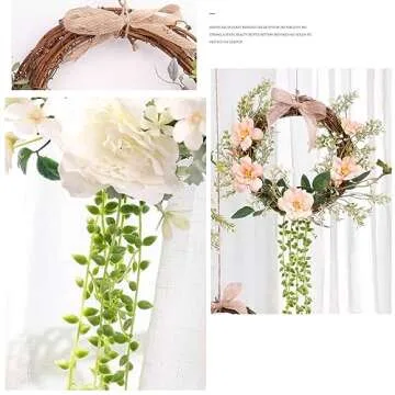 Natural Grapevine Wreath for Seasonal DIY Craft Decor