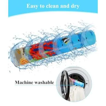 Cartoon Baby Bath Mat, Kids Bathtub Mat Non Slip for Toddler Bath Shower Anti Slip, 40In X 16In with Drain Holes and Suction Cups Machine Washable, Turtles