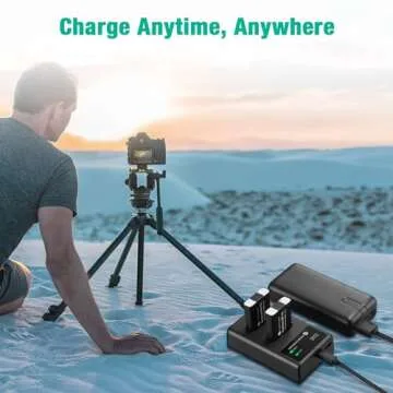 FirstPower 2-Pack NB-13L Battery and Dual USB Charger Compatible with Canon PowerShot G7 X Mark II, G7 X, G1 X Mark III, G5 X, G5X Mark II, G9 X, G9 X Mark II, SX620 HS, SX720 HS, SX730 HS, SX740 HS