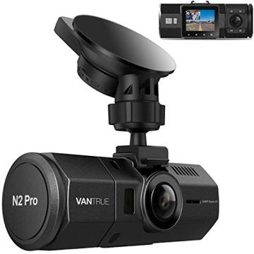 Vantrue N2 Pro Dual Dash Cam with Night Vision Technology