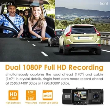 Vantrue N2 Pro Dual Dash Cam with Night Vision Technology