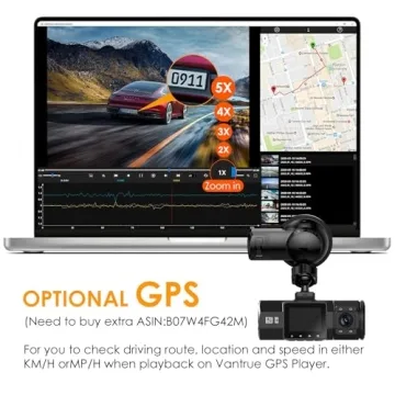 Vantrue N2 Pro Dual Dash Cam with Night Vision Technology