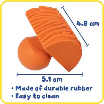 READY 2 LEARN Paint and Clay Animal Rockers - Set of 4 - Ages 2+ - Easy to Grip Arts and Crafts Stampers for Kids - DIY Textures and Patterns