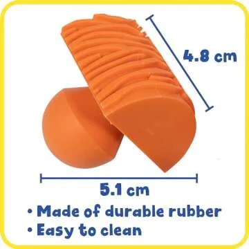 READY 2 LEARN Paint and Clay Animal Rockers - Set of 4 - Ages 2+ - Easy to Grip Arts and Crafts Stampers for Kids - DIY Textures and Patterns