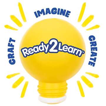 READY 2 LEARN Paint and Clay Animal Rockers - Set of 4 - Ages 2+ - Easy to Grip Arts and Crafts Stampers for Kids - DIY Textures and Patterns