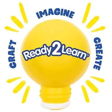 READY 2 LEARN Paint and Clay Animal Rockers - Set of 4 - Ages 2+ - Easy to Grip Arts and Crafts Stampers for Kids - DIY Textures and Patterns