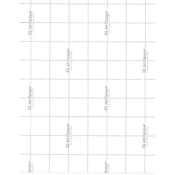 Iron ON Heat Transfer Paper 3G Jet Opaque 8.5 x 11" Custom Pack 25 Sheets