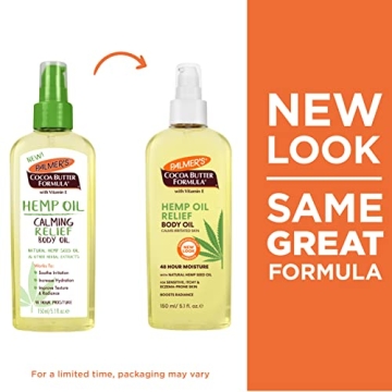 Calming Relief Body Oil by Palmer's with Hemp & Cocoa Butter