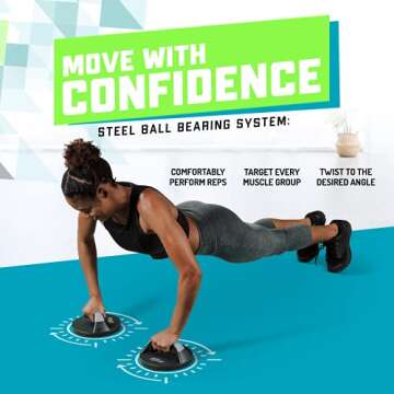 Elite Sportz Push Up Bars - You Will Feel Less Wrist Pain Than When Doing Normal Pushups. Very Sturdy and Won’t Slide Around