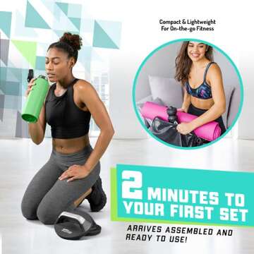 Elite Sportz Push Up Bars - You Will Feel Less Wrist Pain Than When Doing Normal Pushups. Very Sturdy and Won’t Slide Around