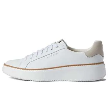 Cole Haan Women's Grandpro TopSpin Sneaker White/Dove 5.5 B - Medium