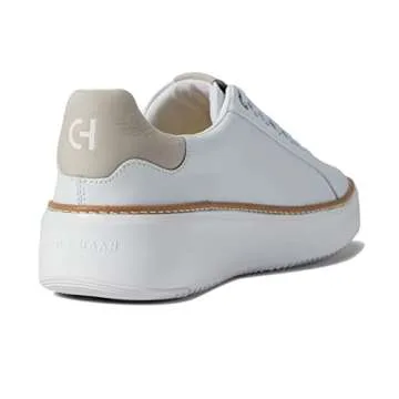 Cole Haan Women's Grandpro TopSpin Sneaker White/Dove 5.5 B - Medium