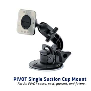PIVOT Suction Cup Mount - Ultimate Safety for Pilots and More