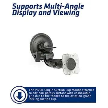 PIVOT Suction Cup Mount for Reliable Aviation Use