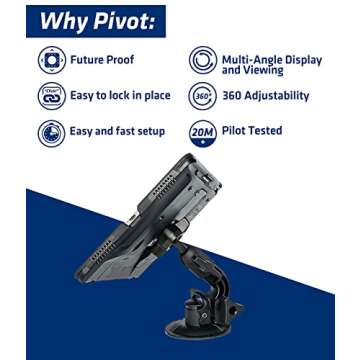 PIVOT Suction Cup Mount for Reliable Aviation Use