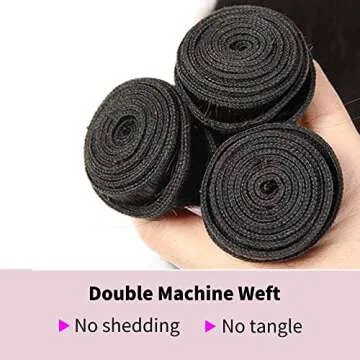 YAREESONG Body Wave Bundles Human Hair Bundles 22 24 26 inch 100% Unprocessed Bundles Human Hair Weft 10A Brazilian Virgin Hair Weave Bundles Human Hair