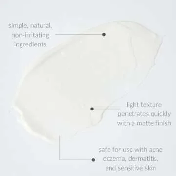 Osmia Organics Natural Purely Simple Face Cream For Sensitive + Reactive Skin | Clean Beauty For Healthy Skin (1.7 oz | 50 ml) NEW PACKAGING