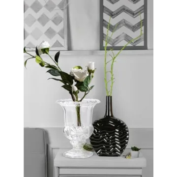 Elegant Large Glass Urn for Weddings and Events Centerpieces