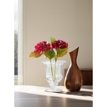 Elegant Large Glass Urn for Weddings and Events Centerpieces