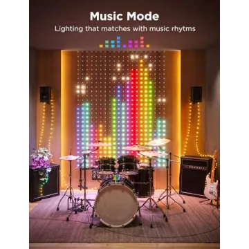 Govee Curtain Lights - Smart LED Color Changing Decor