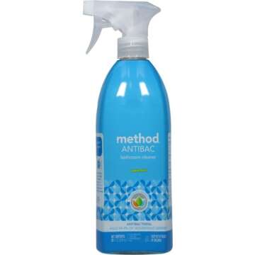 Method Naturally Derived Antibacterial Bathroom Cleaner Spray, Spearmint, 28 Ounce