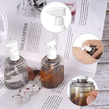 Yamadura Travel Toiletry Bottles - TSA Approved Containers