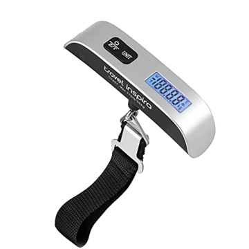 Travel Inspira Digital Luggage Scale: 110lbs, Portable & Stylish