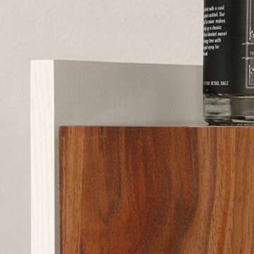 Sauder Vista Key Accent Storage Cabinet/Pantry cabinets, Blaze Acacia Finish