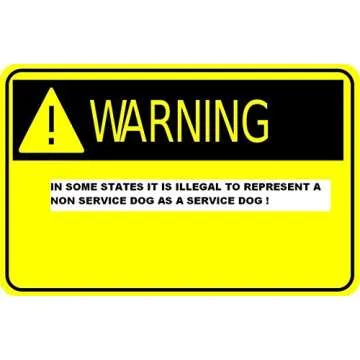 Albcorp Reflective Do Not Pet Patches with Hook Backing for Service Animal Vests /Harnesses Large (6 X 2) Inch