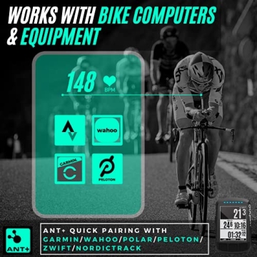 Heart Rate Monitor Chest Strap - Bluetooth & ANT+